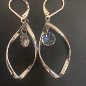 Elegant Silver Drop Earrings